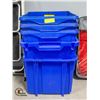 Image 1 : 5 RECYCLING BINS APPROX 16"X18"X12"