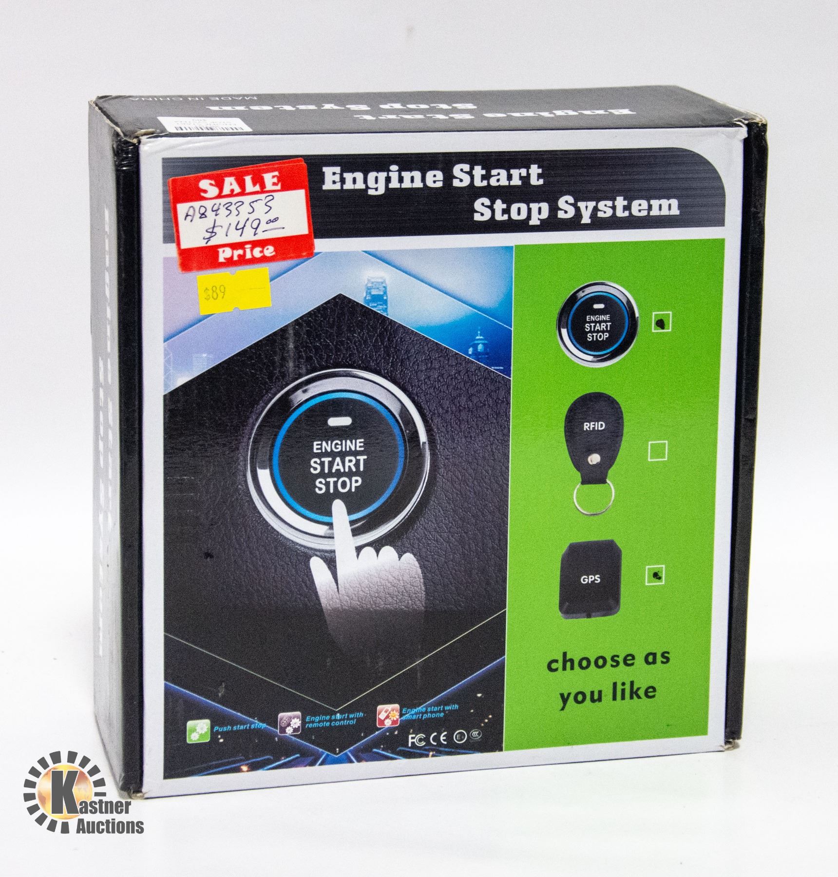 NEW AUTO START PUSH BUTTON CONVERSION KIT W/ GPS
