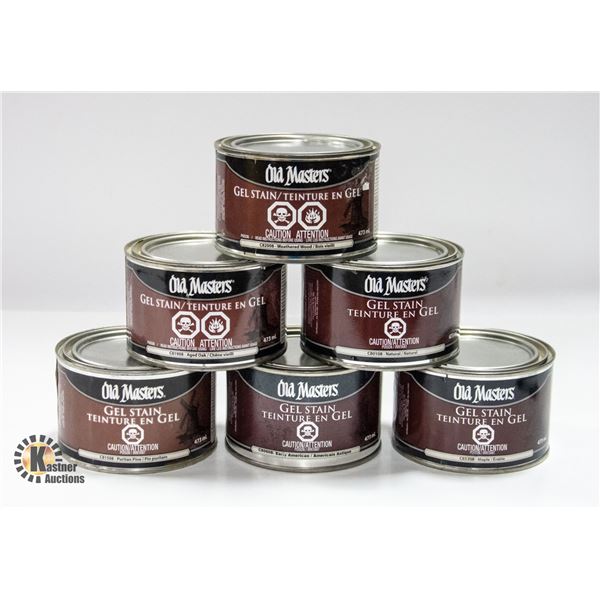 NEW (6) OLD MASTERS GEL