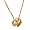 Image 3 : Louis Vuitton Gold-tone Collier LV Angel Pendant Necklace