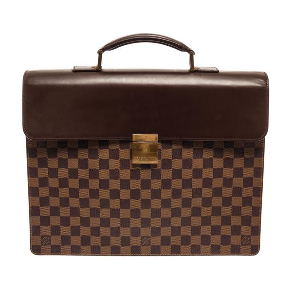 Louis Vuitton Brown Damier Ebene Altona PM Briefcase