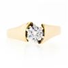 Image 4 : 14k Gold 0.47 ctw H VS1 Ideal Round Brilliant Diamond Solitaire Engagement Ring