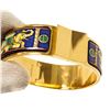 Image 6 : Hermes Multicolor Enamel Elephant Bangle Bracelet