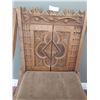Image 2 : Unique Wood Carved Chair - 39H x 24W