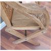 Image 3 : Unique Wood Carved Chair - 39H x 24W