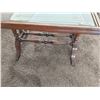 Image 2 : Glass Top Accent Table With Claw Feet - 18H x 18W x 28L
