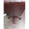Image 2 : Leather Office Chair - 27W x 20D x 36H