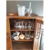 Image 1 : Assorted Crystal Glassware And More - Hutch Not Included