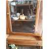 Image 2 : Wood China Hutch - 35W x 15D x 60H (Items In Hutch Not Included)