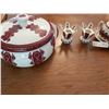 Image 2 : Ukrainian Cabbage/Casserole Dish With Sugar & Cream And Two Candle Holders