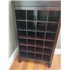 Image 3 : Wooden Wine Rack With Draw - 19W x 12 3/4D x 37.5H