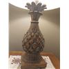 Image 2 : Wood Carved Pineapple Lamp - 27.5H