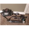 Image 1 : Miranda Sensorex 965019 Camera With Lens, Tripod, Camera with film, And Camera Bag With Contents