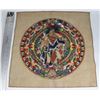Image 1 : ORIGINAL LEATHER AZTEC PAINTING