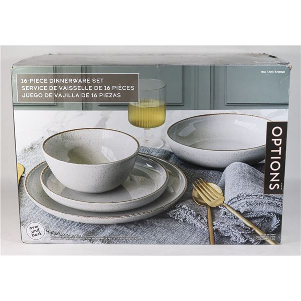 STORE RETURN 16PC DINNERWARE SET MISSING 1 DINNER