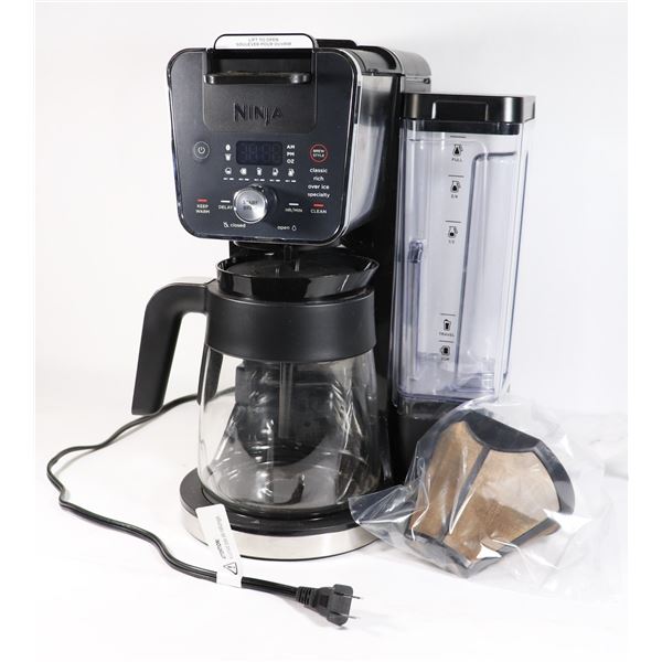 STORE RETURN NINJA DUAL BREW SYSTEM, TURNS ON,