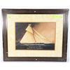 Image 1 : "THE SCHOONER GENESTA" FRAMED PRINT