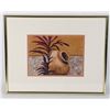 Image 1 : ORIGINAL FRAMED ARTWORK "MEXICAN URN" BY ARTIST