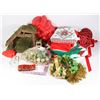 Image 1 : BOX OF ASSORTED CHRISTMAS DECORATIONS