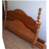 Image 2 : SOLID OAK BEDFRAME SIZE DOUBLE