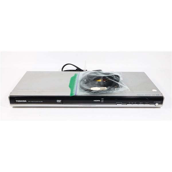 TOSHIBA SD-4990 DVD PLAYER, NO REMOTE