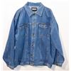 Image 1 : VELTEX APPAREL BLUE DENIM BUTTON DOWN JACKET, XL