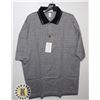 Image 1 : NEW MENS BLACK 100% MERCERIZED COTTON POLO SIZE XL