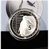 Image 2 : 2014 FINE 1oz SILVER NEW ZEALAND $5 PROOF