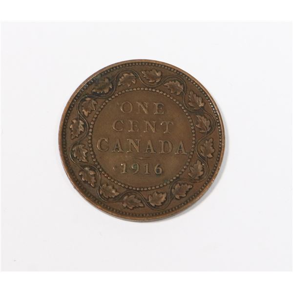 1916 CANADIAN ONE CENT COIN