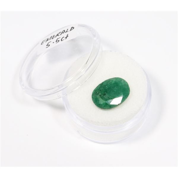 5.5CT GENUINE NATURAL EMERALD GEMSTONE