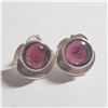 Image 1 : 0SI GARNET EARRINGS (~WEIGHT 4.24G)