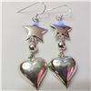 Image 1 : SILVER  EARRINGS(~WEIGHT 7.43G)