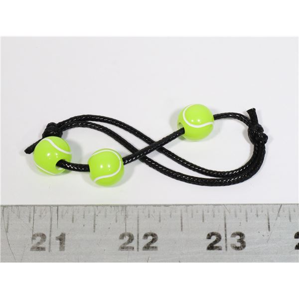 NEW TENNIS BALL DESIGN ADJUSTABLE BRACELET