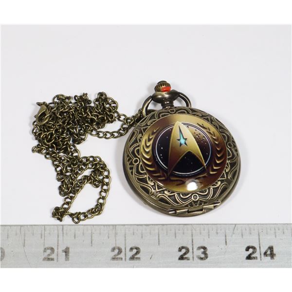 NEW STAR TREK THEME POCKET WATCH