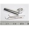Image 1 : NEW 3PC METAL TOOTH CLEANING SET KEY RING