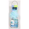 Image 1 : NEW 4 PC COCONUT SHOWER CADDY SET