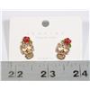 Image 1 : NEW RHINESTONE SKULL STUD EARRING