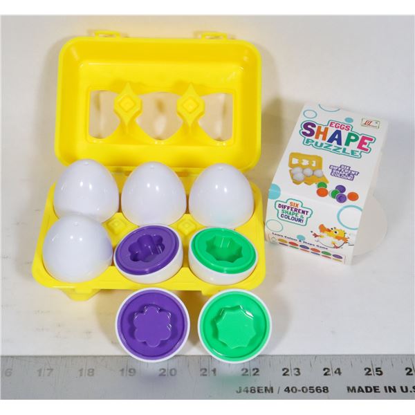 NEW EGG SHAPE MATCHING PUZZLE GAME