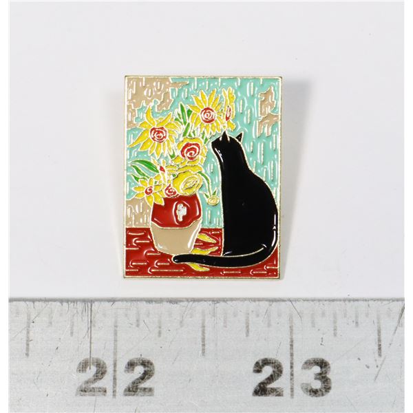 NEW CAT INVADING ART WORK LAPEL PINS