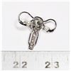 Image 1 : NEW RHINESTONE UTERUS BROOCH