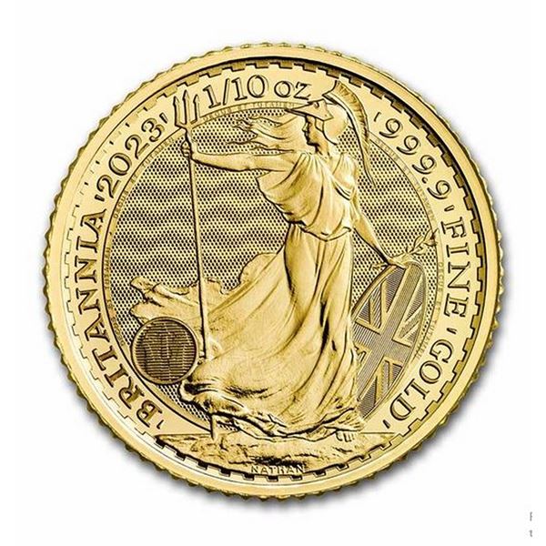 2023 Queen Gold Britannia 1/10 oz