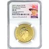 Image 1 : 2023 British 1oz Gold Final QE NGC MS70