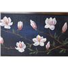 Image 2 : Oil Painting on Canvas - By G. Rebydol (17" x 33") - Flowers