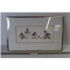 Image 1 : Framed Print of Cartoon Birds - By Carolyn Shares Wright (11 3/4" x 18 3/4")