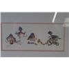 Image 2 : Framed Print of Cartoon Birds - By Carolyn Shares Wright (11 3/4" x 18 3/4")