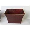 Image 2 : (4) Tin Planter Boxes