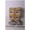 Image 1 : (4) Boxes of 3 3/4" x 4" Inside Diameter Stainless Steel Hose Clamps