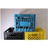 Image 2 : (5) Plastic Milk Crates