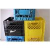 Image 3 : (5) Plastic Milk Crates