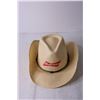 Image 4 : (3) Hats - Budweiser Cowboy, Grass, Summer Hats